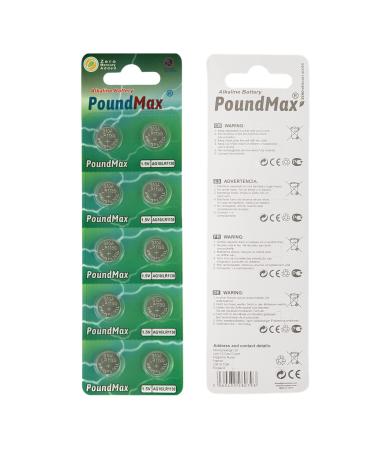 AG10 LR1130 Batteries 1.5 Alkaline Button Battery Combo Pack - 10 Count