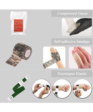 GRULLIN IFAK Trauma First Aid Kit - Military MOLLE Survival Kit for Adventure Travel and Outdoor Activities - Buy Online on GoSupps.com