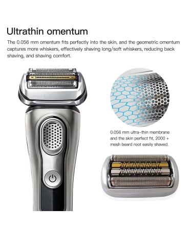 2024 Upgraded Pro 9 Series Shaver Head Compatible with Braun Series 9 & Pro - 92S 9040S 9080CC 9093S 9299S & More | International Shipping Available - Buy Online on GoSupps.com