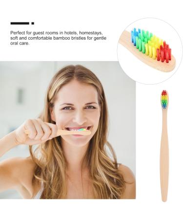 Beaupretty Bamboo Toothbrush Set - 6 Natural & Eco-Friendly Travel Toothbrushes for Adults & Kids - Perfect for Camping Hotels & Travel - Buy Online on GoSupps.com