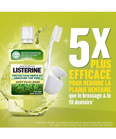 LISTERINE MOUTHWASH PROTECTION TEETH AND GUMS GREEN TEA 500ML - Buy Online on GoSupps.com