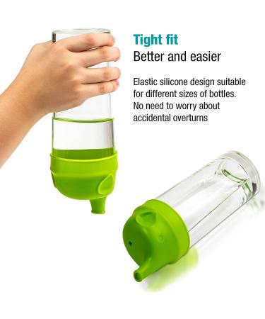 Silicone Sippy Cup Lids - Spill & Leak Proof Soft Spout for Babies, Toddlers, and Kids - Multicolor - Fits Cups 2.17-2.96 in Diameter - Buy Online on GoSupps.com