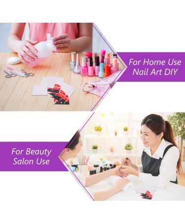1200 pcs Self-Adhesive French Manicure Nail Sticker Set - White Half-Moon Shaped Decals for Nail Design (25 Sheets) - Buy Online on GoSupps.com