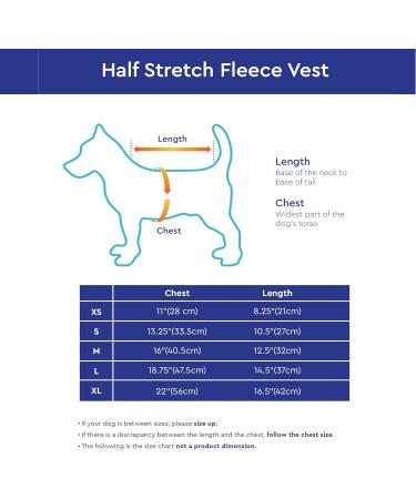 Gooby Fleece Vest with Hood for Small Dogs & Cats - Blue Fleece Jacket Size S (Chest 13.25 ) - International Shipping Available - Buy Online on GoSupps.com