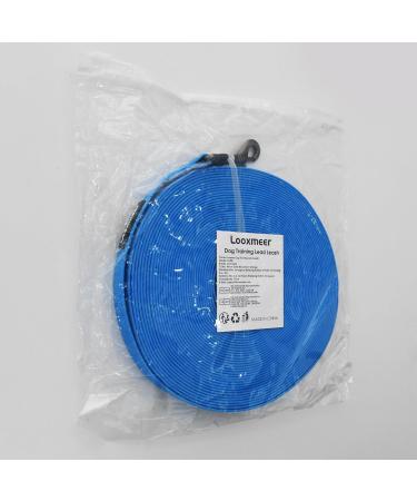 Looxmeer 7m Neon Blue Dog Tow Line - Robust Training Line with Storage Bag | International Shipping Available - Buy Online on GoSupps.com