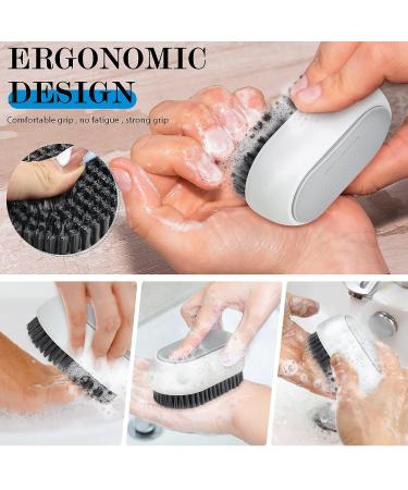 Durable Nail Brush Set with Hand Grip - Multifunctional Scrub Brush for Hand and Nail Cleaning - Stiff Bristles for Men and Women - Buy Online on GoSupps.com