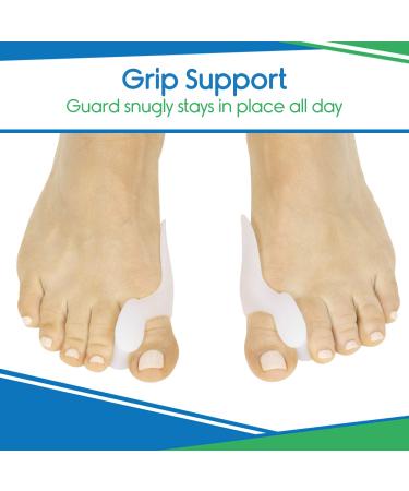 Vivesole Silicone Toe Separator for Bunions - Orthopedic Bunion Cushion and Straightener - 2 Pack - Buy Online on GoSupps.com