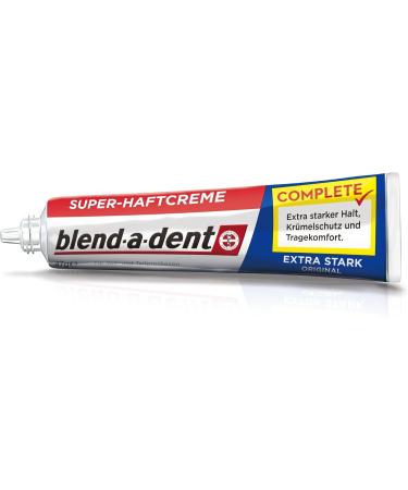Blend-a-dent COMPLETE ORIGINAL Super Adhesive Cream - Pack of 3 (3 x 47g) | Extra Strong Denture Adhesive for Secure Hold - Buy Online on GoSupps.com