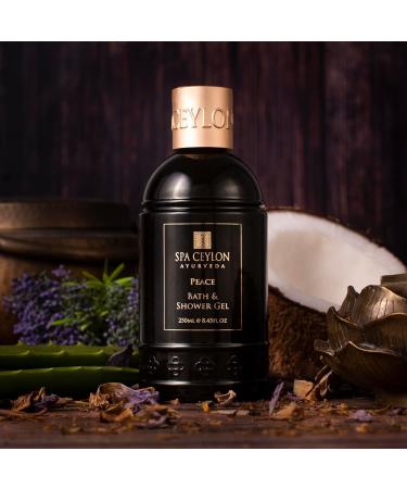 SPA CEYLON Peace Bath and Shower Gel | Lemongrass & Lavender Herbal Body Wash | Hydrating Aloe Vera | Vegetarian & Cruelty-Free | Promote Harmony - Buy Online on GoSupps.com
