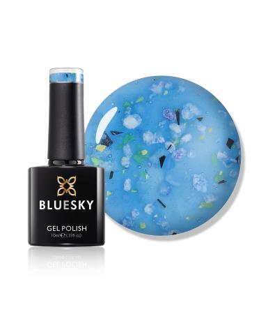 BLUESKY Gel Nail Polish Flower Gel Bluebell Breeze BFL05 Blue Jelly Long Lasting Chip Resistant (Requires Drying Under UV or LED Lamp)