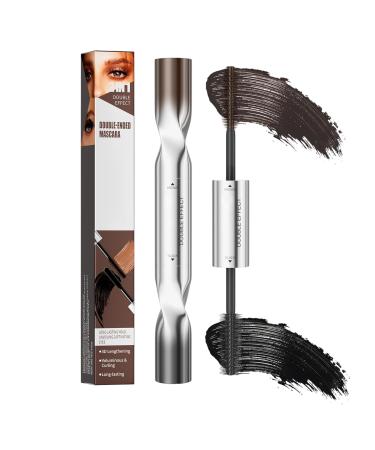 Lengthening Mascara Double Ended Voluminous Eye Makeup Curling Lash Enhancer with Intense Pigment Beauty Tool for Defined Look Cosmetic Accessory Supporting Daily Routine Travel Friendly Choice