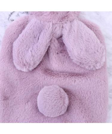 Healifty Purple Rabbit Plush Hot Water Bottle for Kids | Portable Hot Water Bag with Cover - Perfect for Comfort & Warmth - Buy Online on GoSupps.com