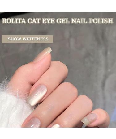 Rolita Gel Polish Rolita Nail Polish Official Rolita Gel Polish 15ml Cat Eye Gel Nail Polish Glitter Crystal Gel Nail Polish with Magnet Jelly-Colored Nail Polish (Y - 32) - Buy Online on GoSupps.com