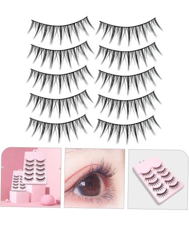 Ipetboom 30 Pairs Fake Eyelashes Lash Extension Natural Eyelashes Japanese Lashes Soft Light Reusable Black Eyelashes Eye Lashes Artificial Eyelashes False Lashes Fake Lashes Set Fiber Prom - Buy Online on GoSupps.com