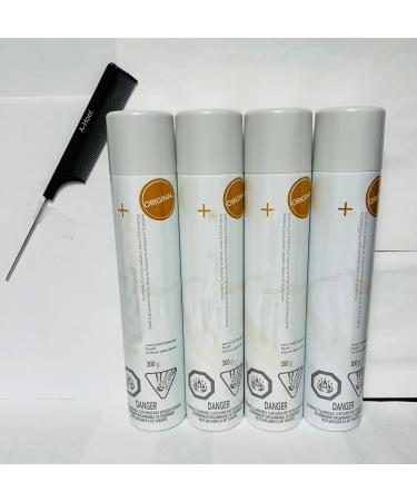 A-HOOT COMB Shaper Plus - Extra Hold Hairspray - 10.6 Ounce - (4PACK)