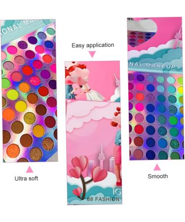 Mikinona Makeup Stuff 1pc Accessory Matte Eye Supplies Eyeshadow Pigmented Pallet Shimmer Makeup Plate Cosmetic Woman - Buy Online on GoSupps.com