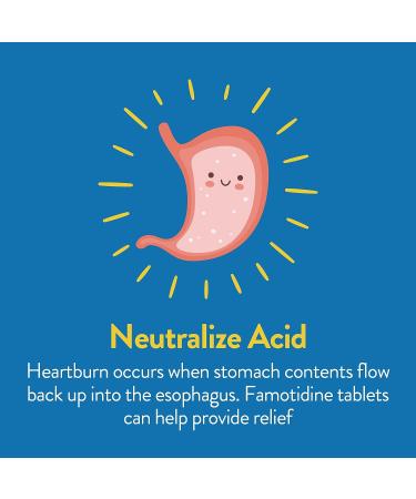 Acid Reducer 20mg Famotidine 200 Tablets for Heartburn & Indigestion Relief | Healthy Living - Buy Online on GoSupps.com