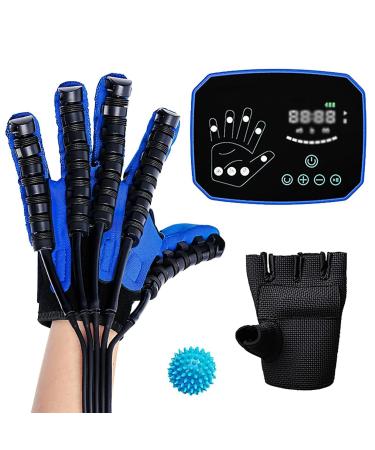 Rehabilitation Robot Gloves 5 Fingers are Trained Individually Hand Dysfunction Patient Training Device Stroke Hemiplegia Finger Training Orthosis(Size:M Size Color:Left Hand) M size left hand