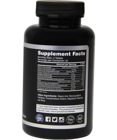 Vitta Life Tabs - Multivitamin with Vitamins A C D & B Complex | 60 Tabs | Boost Immunity & Health - Shop Internationally - Buy Online on GoSupps.com