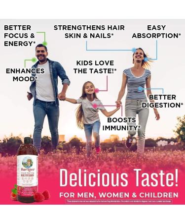 MaryRuth's Liquid Multivitamin Raspberry & Liquid Multimineral Cranberry Bundle | Immune & Energy Support | Sleep, Magnesium, Calcium & MSM Supplement - Buy Online on GoSupps.com