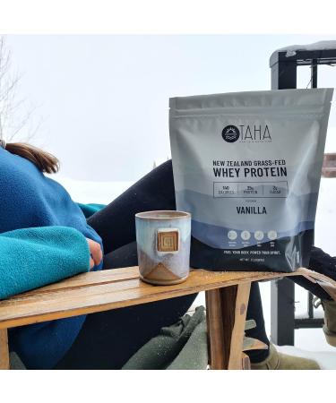 Taha Health & Nutrition Vanilla Whey Protein Powder 2LB - 25g Protein Keto Gluten-Free New Zealand Grass-Fed Low Sugar - Buy Online on GoSupps.com