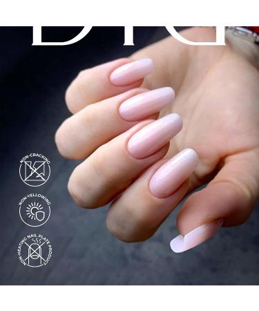 Didier Lab - Premium Pink Mask Solid Builder Gel for Nails - Hard Gel Builder for Extension - Nail Strengthener - LED UV Builder Gel for Nails - Split Nail Repair - Nail Hardener Gel - 50 ml 50 ml (Pack of 1) Pink Mask - Buy Online on GoSupps.com