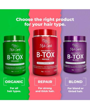 I Belli Capelli Ravenna Keratin Treatment Repair Kit Hair & Argan Oil Mask 500g - Capilar Para el Cabello Formaldehyde-Free- Effect Anti-Frizz Volume Reduction- Kit (Pack of 2) - Buy Online on GoSupps.com