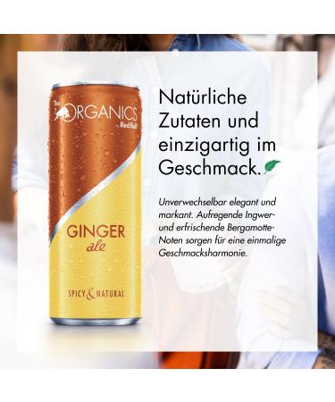 Buy Red Bull Organics Ginger Ale | 24-Pack Cans | Organic Drinks | International Shipping Available - Buy Online on GoSupps.com