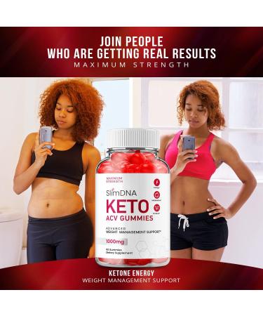 2 Pack Slim DNA ACV Keto Gummies - Advanced Keto Formula with Apple Cider Vinegar - B12 Beet Root Juice for Men and Women (120 Gummies) - Buy Online on GoSupps.com