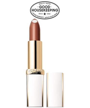 L'Or al Paris Age Perfect Luminous Hydrating Lipstick Brilliant Brown 0.13 oz - Nourishing Serum, Long-Lasting Moisture - 100% Authentic, 0.13 Ounce - Buy Online on GoSupps.com
