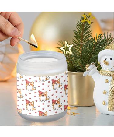 Buy Lavender Candles - Aromatherapy Scented Jar Candles Gift Set for Women | Long Lasting 7 oz Birthday Gifts - Welsh Corgi in Love - Buy Online on GoSupps.com