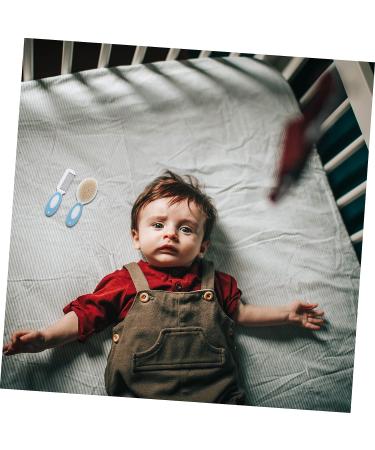 3pcs Wool Brush Wooden Hair Brush Baby Grooming Kit for Newborn Girls & Boys - Buy Online on GoSupps.com