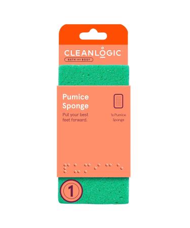 Cleanlogic Bath and Body Pumice Sponge Assorted Colors (Pack of 6)