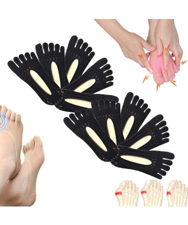 Genetic Sockalign toe toes for bale toe orthopedic compression socks for bale toes uniform size black 10 pairs of uniform size 10 pairs