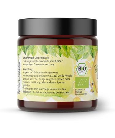  Naturherz Royal Organic Jelly | Premium Beekeeping Grade Fresh Jelly | No Additives | Original Natural Heart (3 x 100g) - Buy Online on GoSupps.com