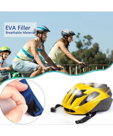 YXHZVON Bicycle Helmet Pad - Universal Replacement Foam Sponge Velcro for Kids & Adults - Blue - Buy Online on GoSupps.com