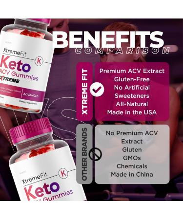 Xtremefit Keto ACV Gummies - Advanced Weight Loss Tank | 30-Day Supply - Buy Online on GoSupps.com