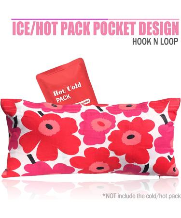 Hysterectomy Pillow for Abdominal Post Surgery Recovery - Comfort with Pocket for Ice/Heat Packs - Ideal for Tummy Tuck, Belly Incision - Seatbelt Gift for Women Patients - Red - Buy Online on GoSupps.com