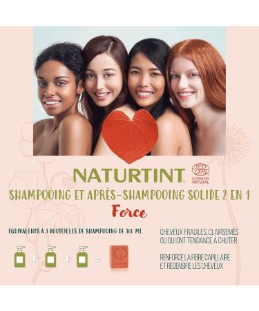 Naturtint Eco Fortifying 2in1 Solid Shampoo/Conditioner for Damaged Hair without Silicones/Parabens Red 75 ml - Buy Online on GoSupps.com