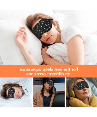 Premium Sleep Mask - Adjustable Soft Eye Mask for Sleep Travel & Meditation - Blackout Eye Shade for Men & Women - Buy Online on GoSupps.com