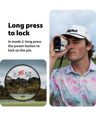 Gogogo Sport Vpro Laser Rangefinder - High-Precision Golf & Hunting Range Finder with Flag Pole Locking, Vibration Function, and Slope Mode - GS24 - Buy Online on GoSupps.com