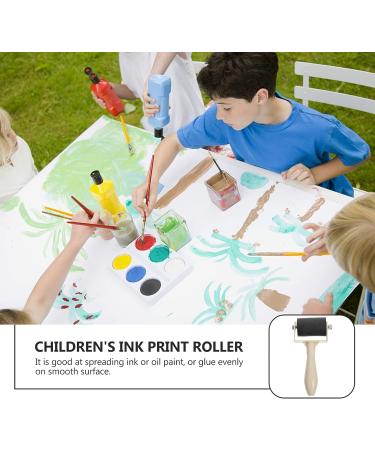5 Pcs Rubber Brayer Roller for Crafting Ink Printmaking  Glue Roller Ink Applicator  Rubber Printmaking Roller Rubber Rollers Handle Color Random (3.73x1.97inch) - Buy Online on GoSupps.com