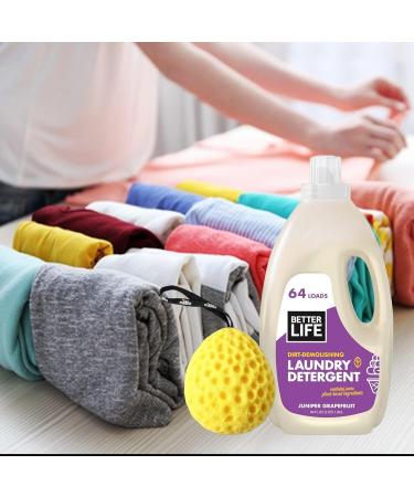 Natural Lavender Grapefruit Laundry Detergent - 64 Loads Plant-Based & Eco-Friendly (Pack of 2 - Buy Online on GoSupps.com