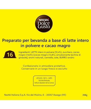  NESCAFE DOLCE GUSTO Nescaf Dolce Gusto Nesquik Chocolate Flavoured Beverage 3 Boxes of 16 Capsules (48 Capsules) - Buy Online on GoSupps.com
