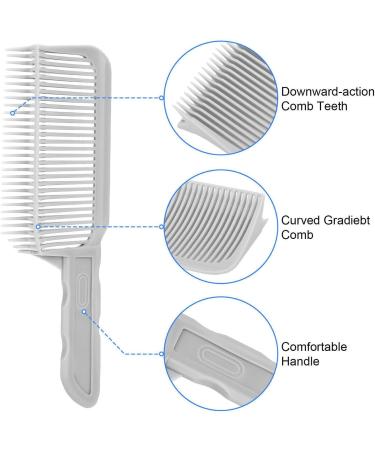 Fade Comb Set for Hair Cutting Professional Heat Resistant Barber Styling Tools with Guide Feature Versatile and Convenient Gentle on Hair Suitable for Home Use - Buy Online on GoSupps.com