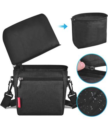 AEMIAO Dog Treat Pouch with Magnetic Closure & Poop Bags - Hands-Free Training Bag, Adjustable Belt - Dark Grey - Buy Online on GoSupps.com