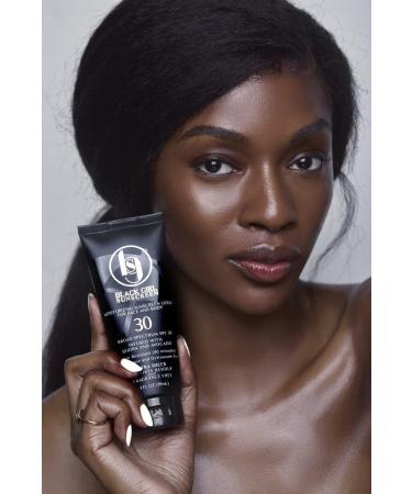 BlackGirlSunscreen SPF 30 Sunscreen - Made by Women of Color with Natural Ingredients and Formulated for People of Color No Synthetic Fragrance and Cruelty Free - 3 FL OZ White - Buy Online on GoSupps.com