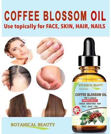 Botanical Beauty Coffee Blossom Oil 100% Natural 1 Fl.oz.- 30 ml. Coffee Essential Oil for FACE Skin Body Hair Nails Beauty Skin Moisturizer Oil Nourishing Perfume Making Soap Making - Buy Online on GoSupps.com