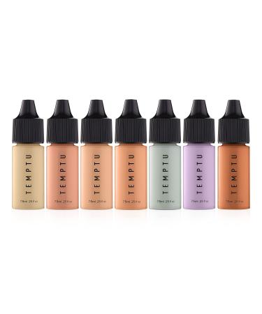 TEMPTU Perfect Canvas Airbrush Color Correctors Starter Set: Long-Wear  High-Performance Airbrush Color Correctors | Weightless Color Correction For Skin Discoloration | 7 Shades - Buy Online on GoSupps.com