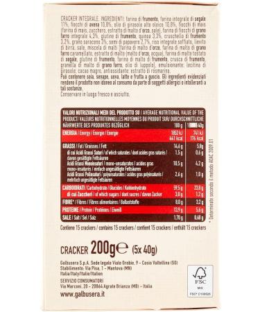  Italian Gourmet E.R. Galbusera Belle Buone Whole Grain Cracker with 5 Cereals: Rye Oats Written Quinoa and Buckwheat. 200g + Italian Gourmet Polpa 400g - Buy Online on GoSupps.com